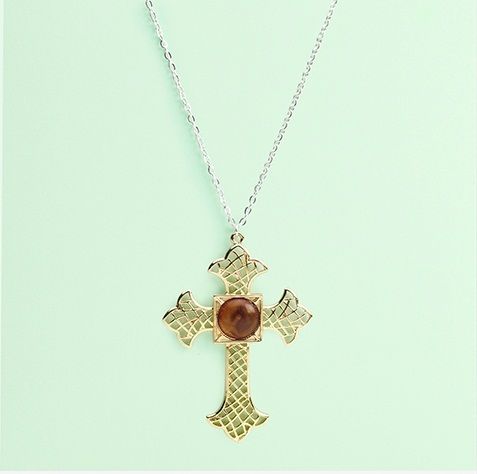 Colar Cross Pendant